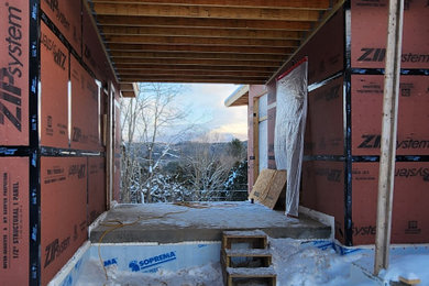 Example of a garage design in Burlington