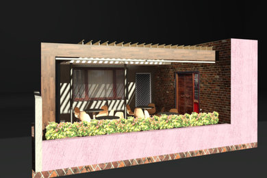 Design ideas for a medium sized modern home in Perth.