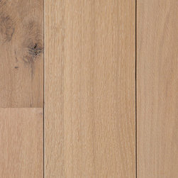 Oiled Character Grade White Oak White Finish - Hardwood Flooring