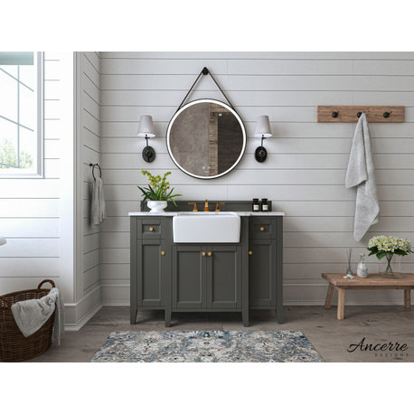 Adeline Vanity Set, Sapphire Gray, 48", Single Sink