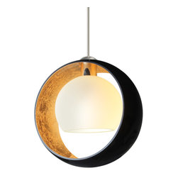 Pogo - Black/Inner Gold Foil - Pendant Lighting