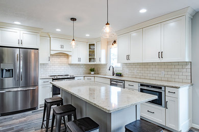 Example of a trendy kitchen design in Other