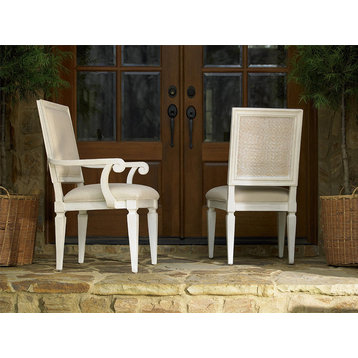 Woven Dining Accent Arm Chair