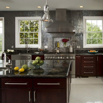 Contemporary, Gourmet Kitchen in Mount Vernon is a Cook's Dream by Michael Nash