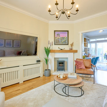 Modern Colonial Living Room - North London