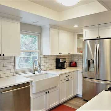 Ken-Caryl Ranch - Small White Kitchen