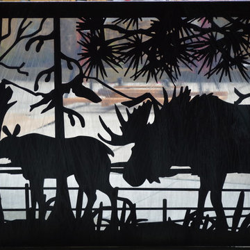 Custom Moose Railing with Altitude from Alaska