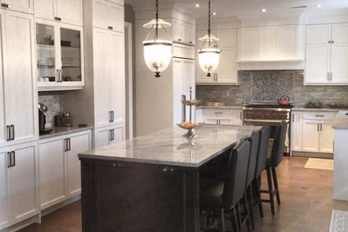 Inspiration for a transitional kitchen remodel in Toronto