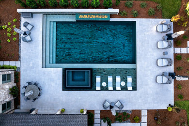 Example of a transitional pool design in Nashville