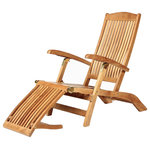 ARB Teak & Specialties - Teak Steamer Chair Lounger Colorado - Maximize your deck, poolside or dock relaxation time with this comfortable lounger from ARB Teak & Specialties. Because it is made from grade A teak wood, it is ideal for outdoor use. It comes fully assembled and requires minimal maintenance.