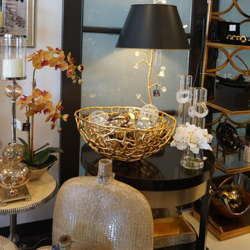 Rock Lamp, Vibrant Bowl, & Geode Vases