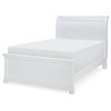Canterbury Complete Sleigh Bed, Full, Natural White
