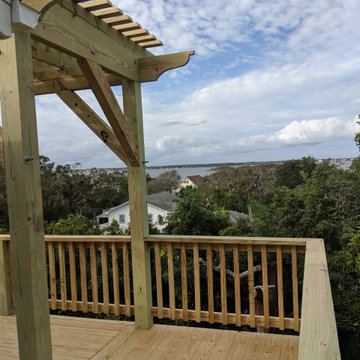 Brewer Masssive Deck, Piergola, and Service Ramp