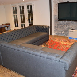 Sectional Sofa Tufted Back - Products