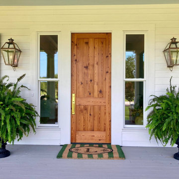 Traditional Design Home with river-recovered® Heart Pine Engineered Flooring