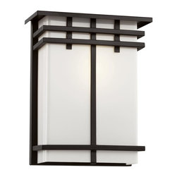 Trans Globe Lighting - Trans Globe Lighting 40203 BK Outdoor Sconce Lighting Cityscape square^ Black - Outdoor Wall Lights And Sconces