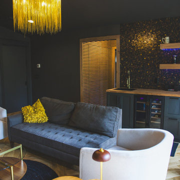 Bonus Room Transformation: Bar, Media Room, Murphy Door to Secret Room