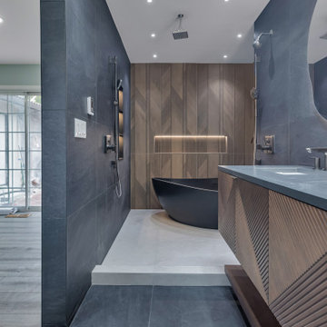 Modern Bathroom Remodels, Saratoga, CA
