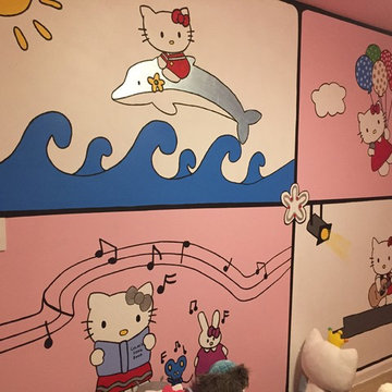 Hello Kitty Mural