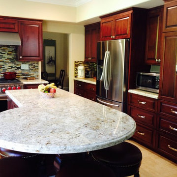 Dark traditional kitchen Fairfield California