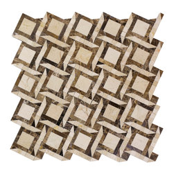 Marble WaterJet Arch - Mosaic Tile