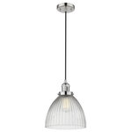 Innovations Lighting - 1-Light Seneca Falls 9.5" Pendant, Polished Nickel - One of our largest and original collections, the Franklin Restoration is made up of a vast selection of heavy metal finishes and a large array of metal and glass shades that bring a touch of industrial into your home.