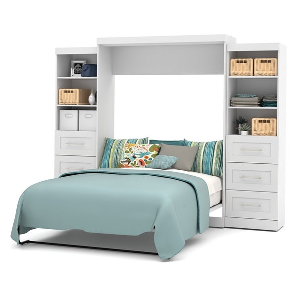 Bestar Pur By Bestar 115 Queen Wall Bed Kit, White