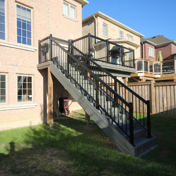 Some custom decks built by Hickory Dickory Decks using Armadillo decking.