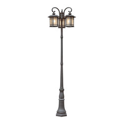 Trans Globe Lighting - Trans Globe Lighting 5827 BK Outdoor Post Light The standard^ Black - Post Lights