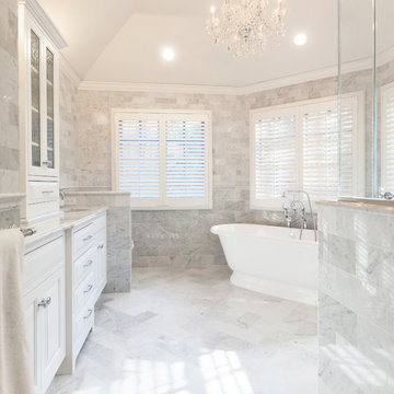 Timeless Elegance - Marble Master Bath