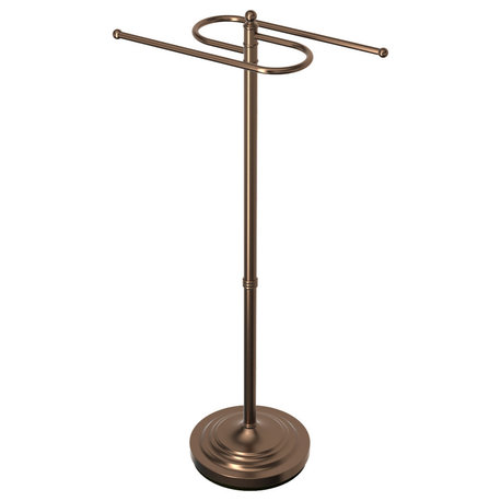 Floor S Towel Stand, Bronze