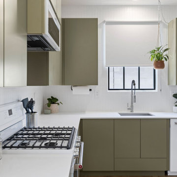 Fresh Modern Olive Kitchen