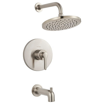 Studio S Tub and Shower Trim Kit With Water-Saving Shower Head and Cartridge, Br