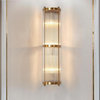 Luxury LED Crystal Wall Lamp for Living Room, Foyer, W6.3xh25.6", A