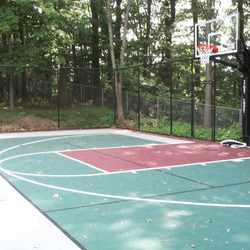 Backyard Basketball Court in Chelmsford