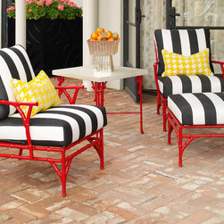 Michael Taylor Outdoor Bamboo Chairs - Outdoor Lounge Chairs