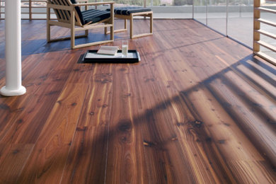 Inspiration for a modern living room remodel in Other