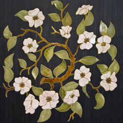 Plumeria Medallion - Wall And Floor Tile