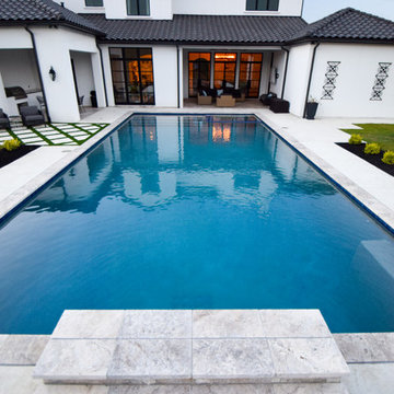 Westlake Modern Pool with Diving Platform