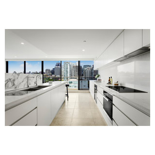 X Apartment, Milson's Point - Contemporary - Kitchen - Sydney - by ...