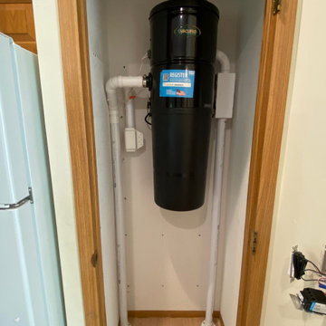 Carver, MA-Central Vacuum Added to Existing Home