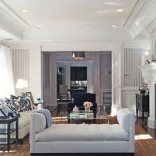 Navy and White Rooms