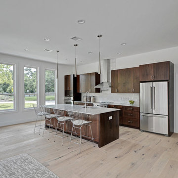 ATX Modern home - Reclaimed Ivory White Oak