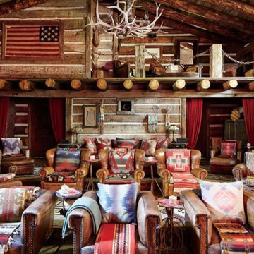 Double RL - Ralph Lauren's Colorado Home THeater
