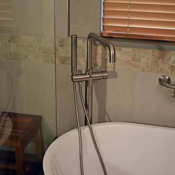 Beautiful modern tub filler
