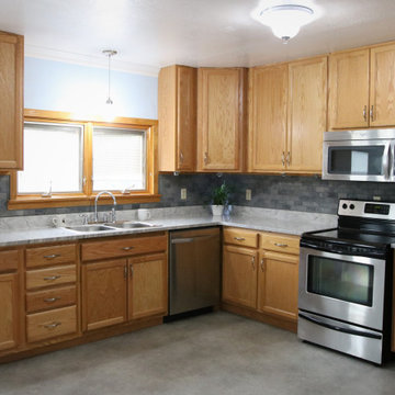 Granite Countertops In Stream White