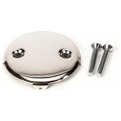 Bathtub Drain Cover With Screw, Chrome