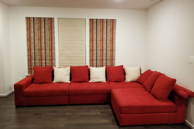 Inspiration for a modern family room remodel in DC Metro