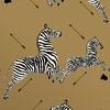 Zebras Wallpaper, Gold