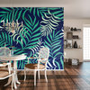 Exotic Jungle Leaves Wall Mural